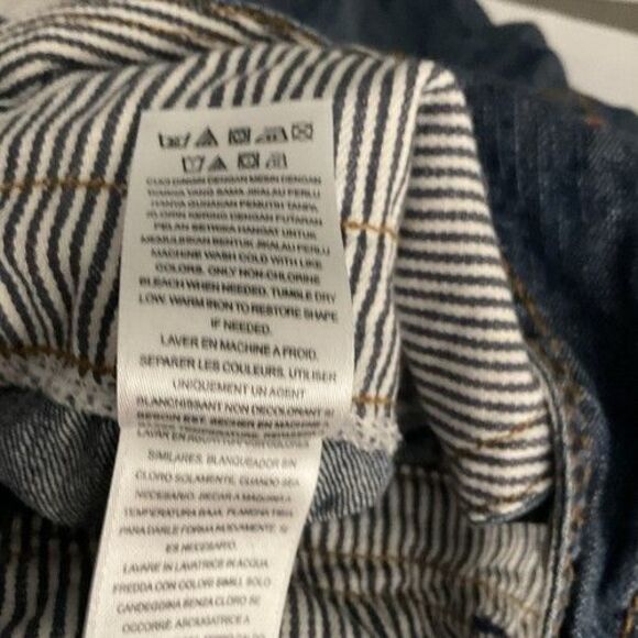 Vintage 1981s Guess Blue Denim Embroidered Overalls Baby Size 12M - Picture 5 of 15